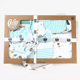 Infant Boys Marine Life Cotton Poplin 8 Piece Set