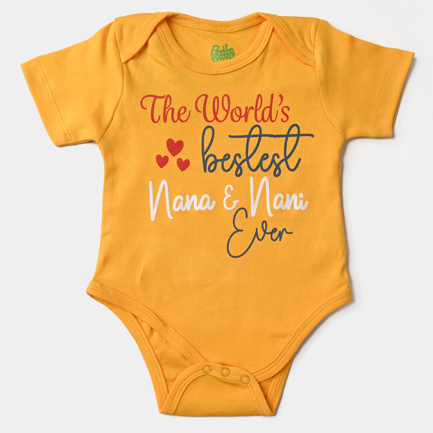 Infant Cotton Interlock Romper - Nana & Nani | Citrus