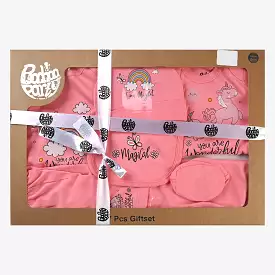 Infant Girls Cotton Poplin 7 Piece Set - Magical Mix