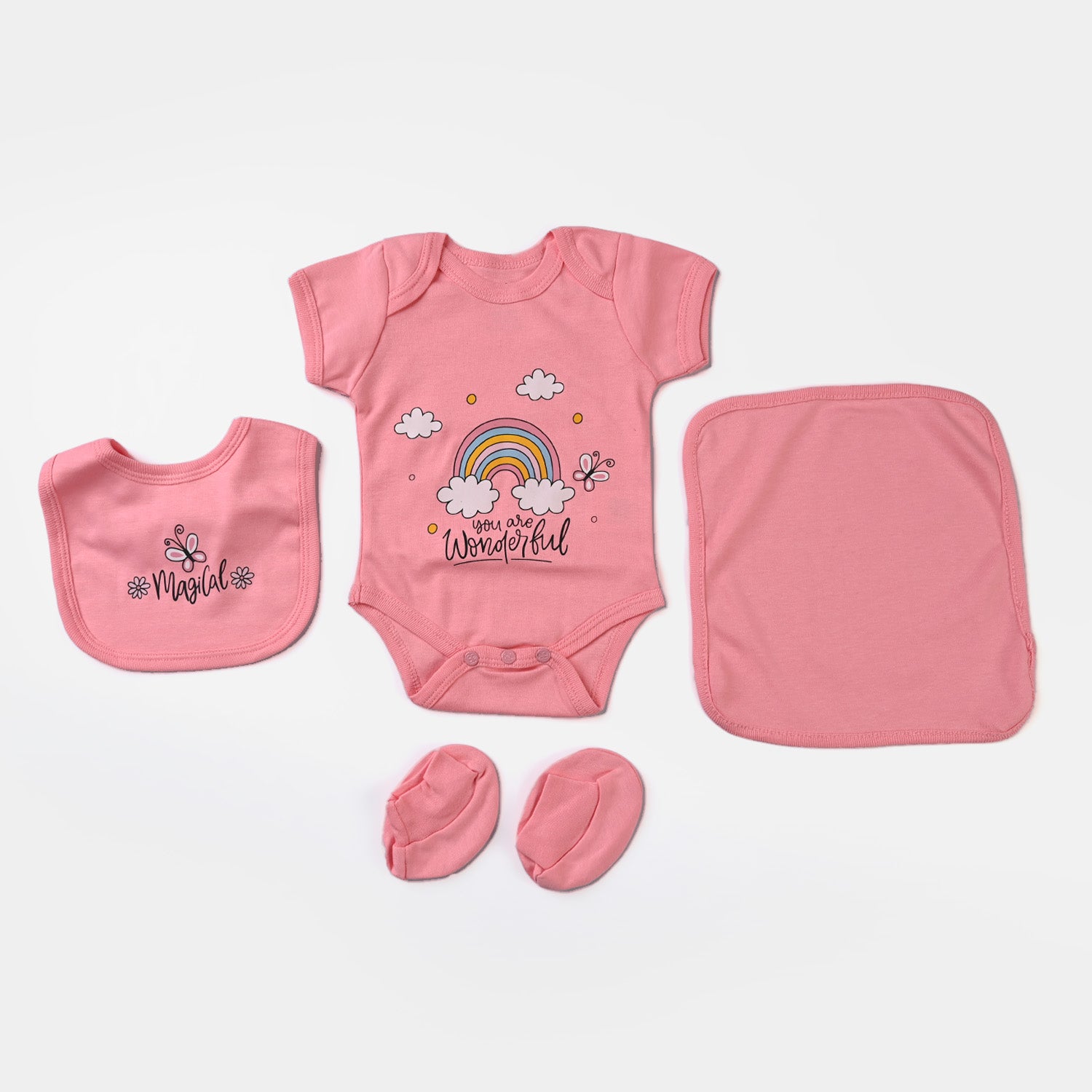 Infant Girls Cotton Poplin 7 Piece Set - Magical Mix