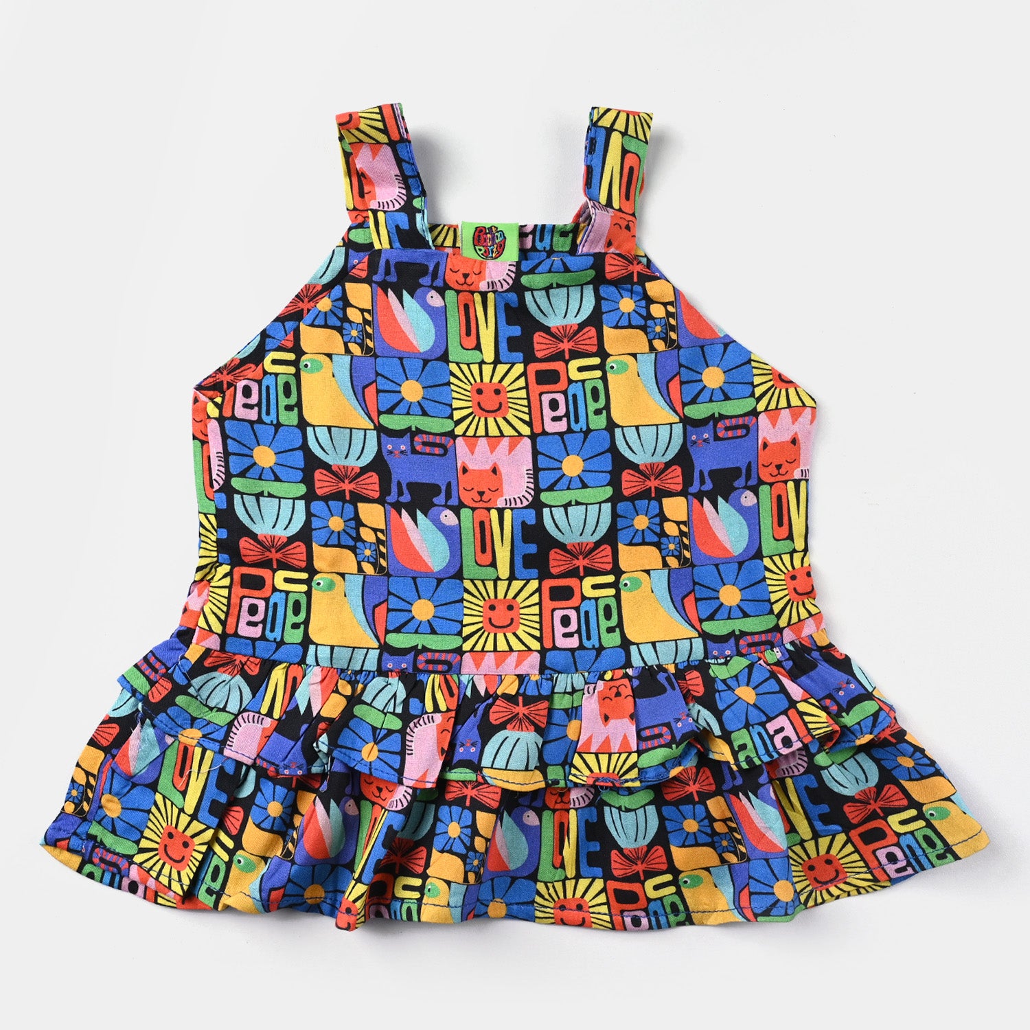 Infant Girls Viscose Co-ord Set - Fnkasia Multi