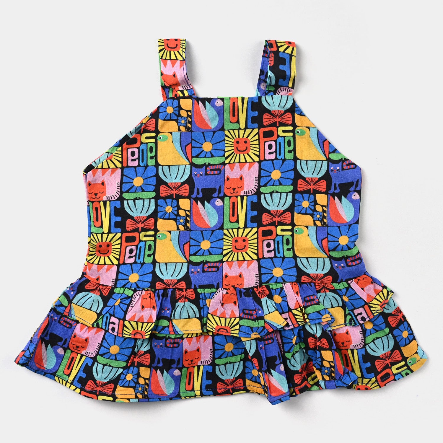 Infant Girls Viscose Co-ord Set - Fnkasia Multi