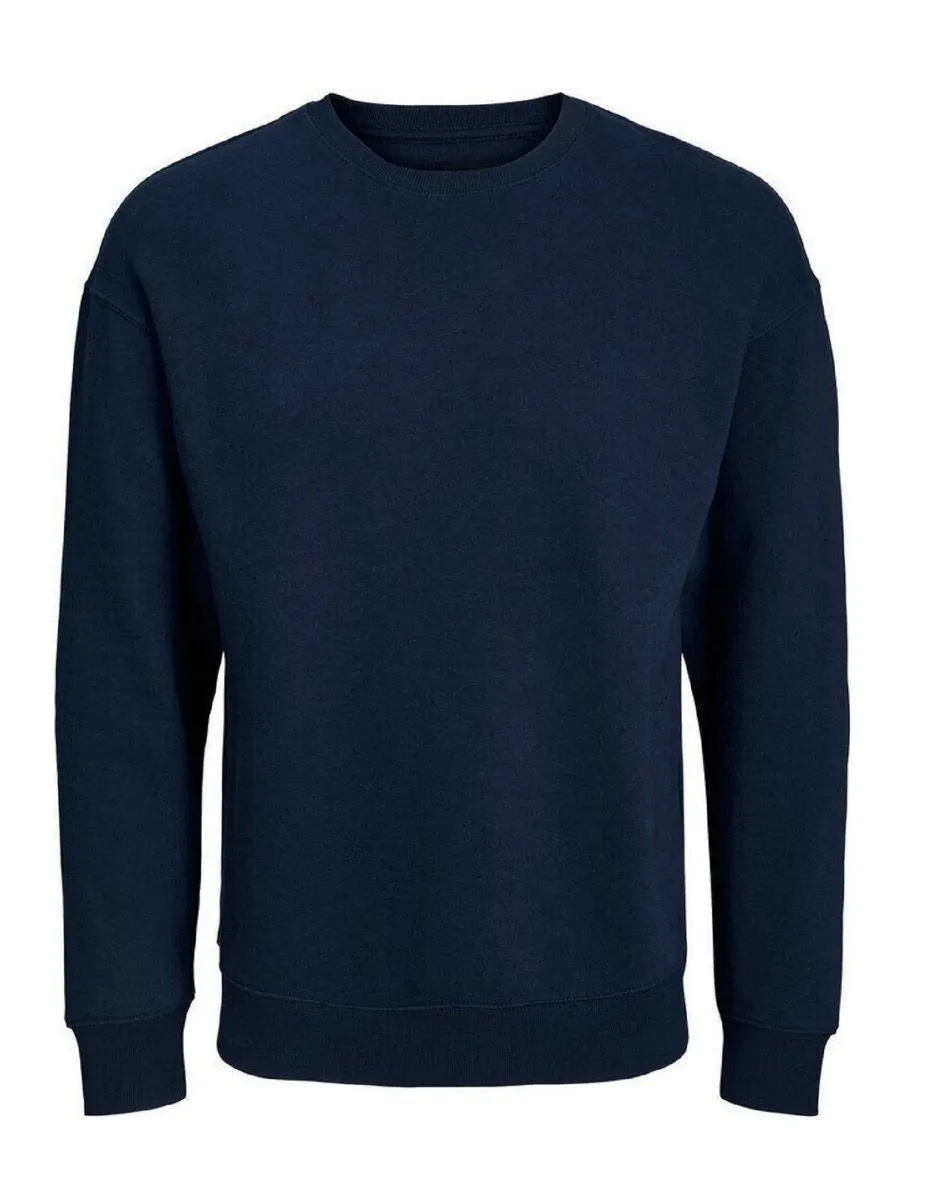 Jack & Jones Star Basic Navy Crew Sweatshirts