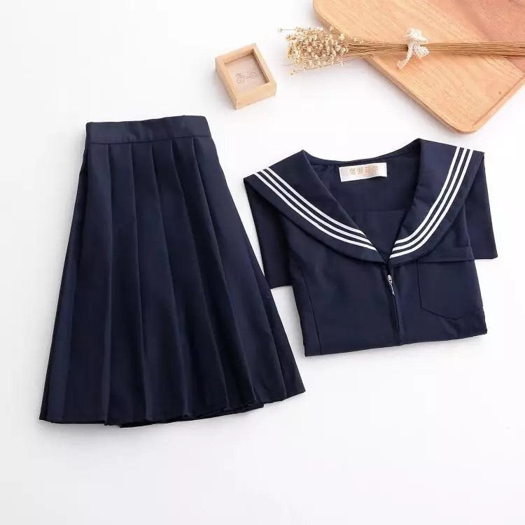 Japanese school uniform for girls in sailor style JK BY22165