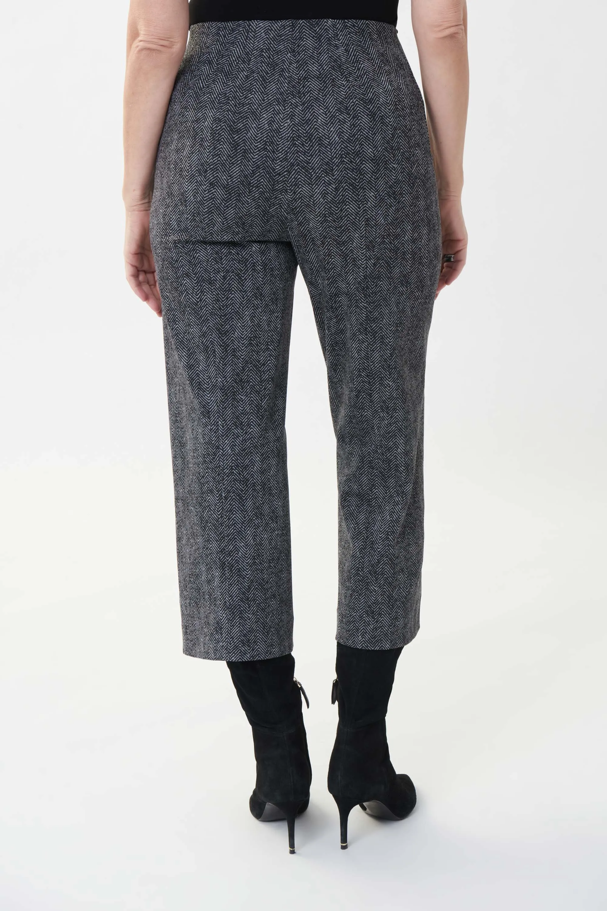 Joseph Ribkoff Herringbone Culotte Pants 223137