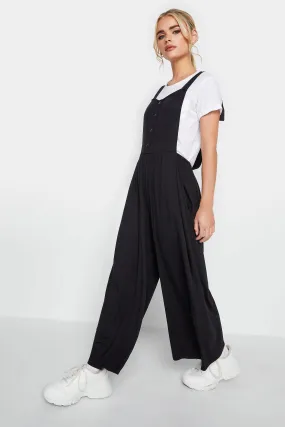 Petite Button Front Jumpsuit - PixieGirl