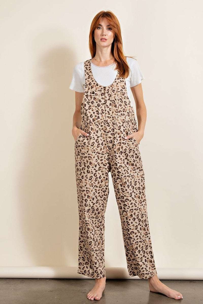 Leopard Print Animal Jumpsuit