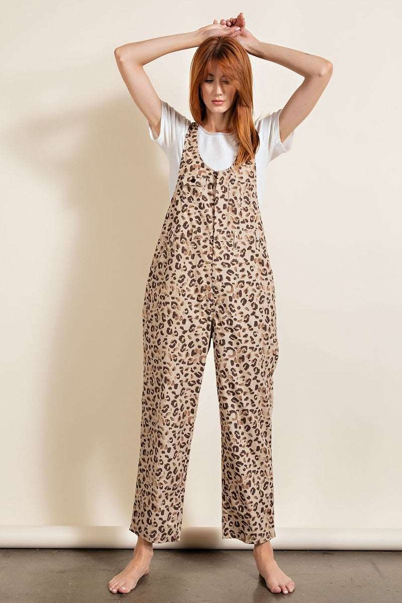 Leopard Print Animal Jumpsuit