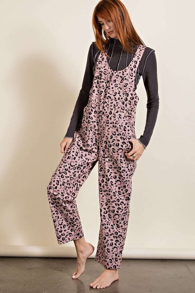 Leopard Print Jumpsuit