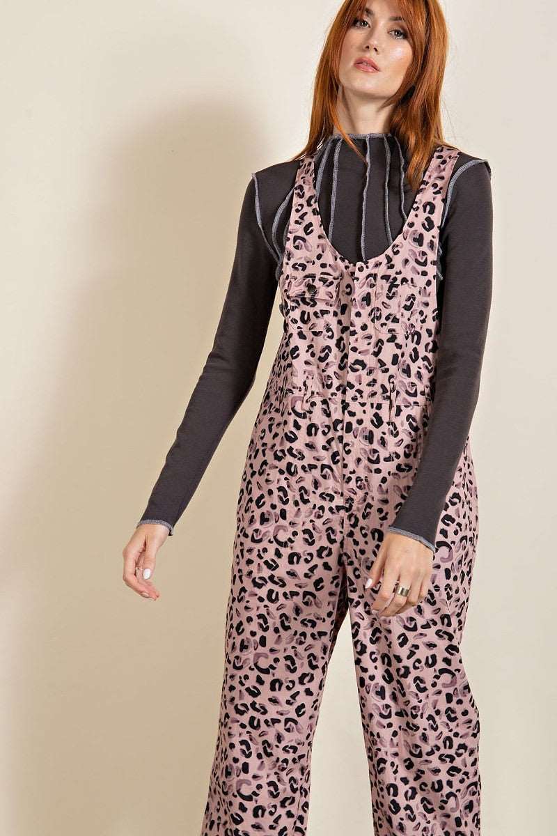 Leopard Print Jumpsuit