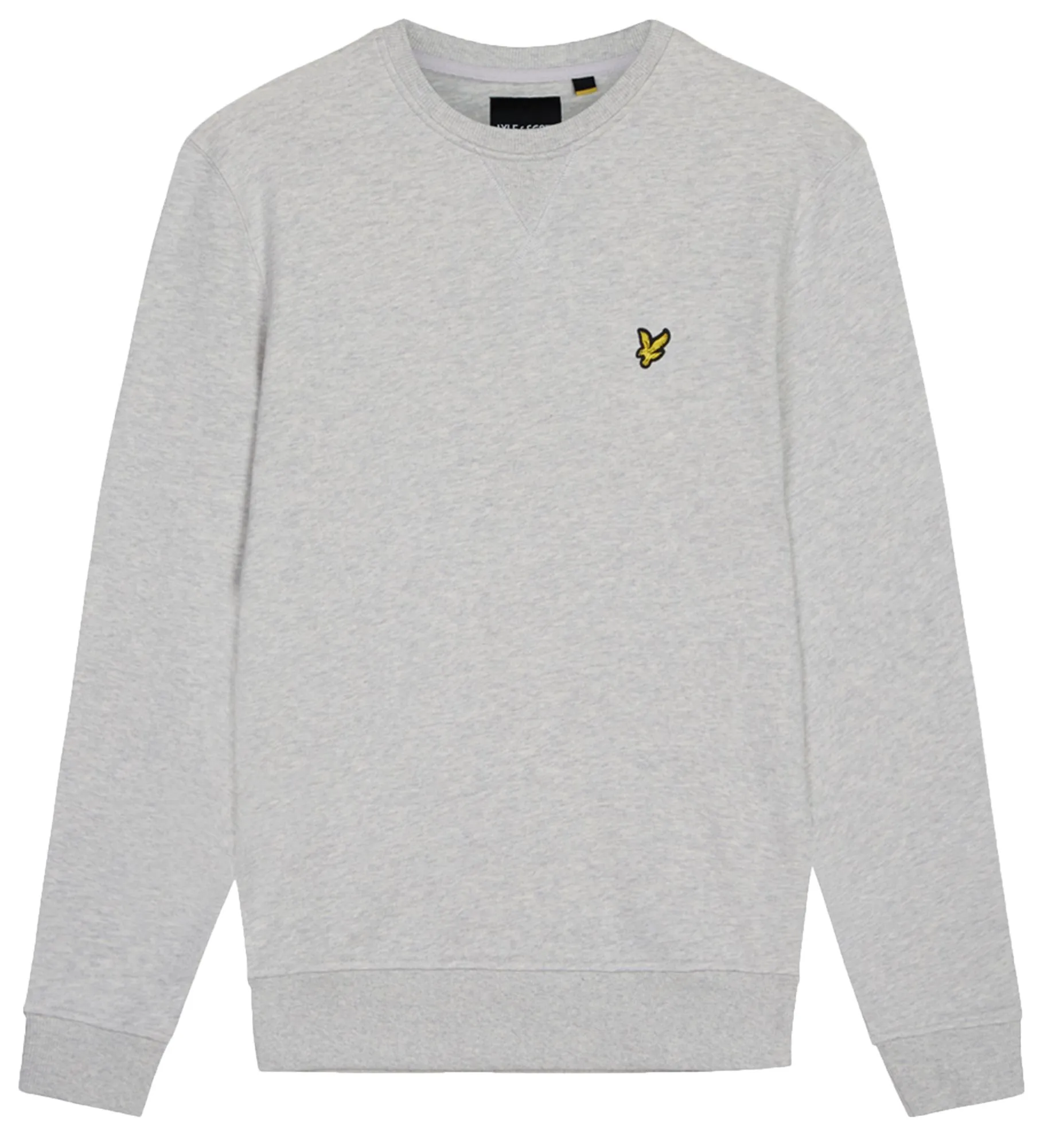 Light Grey Marl Lyle & Scott Crew Neck Plain Sweatshirt