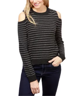 Lucky Brand Striped Cold-Shoulder Sweater for Women