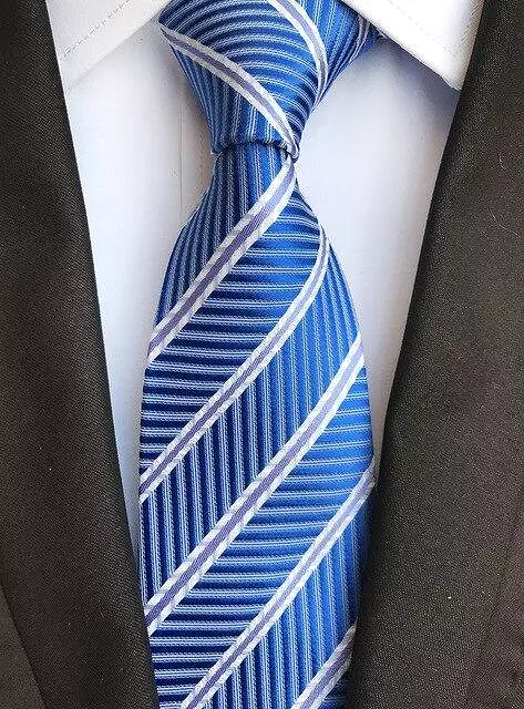 Luxury Silk Necktie - Striped and Plaid