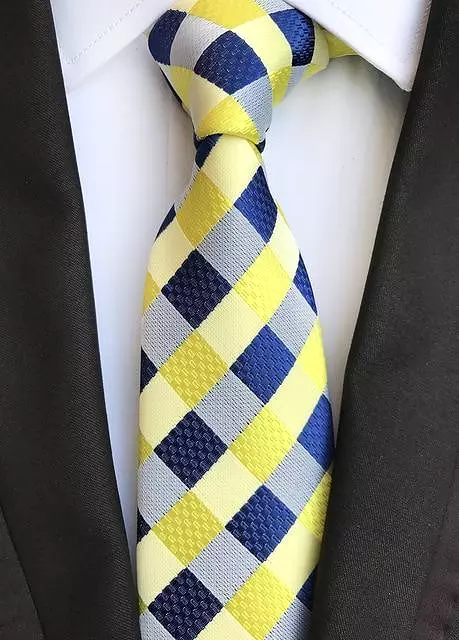 Luxury Silk Necktie - Striped and Plaid