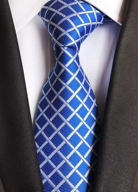 Luxury Silk Necktie - Striped and Plaid