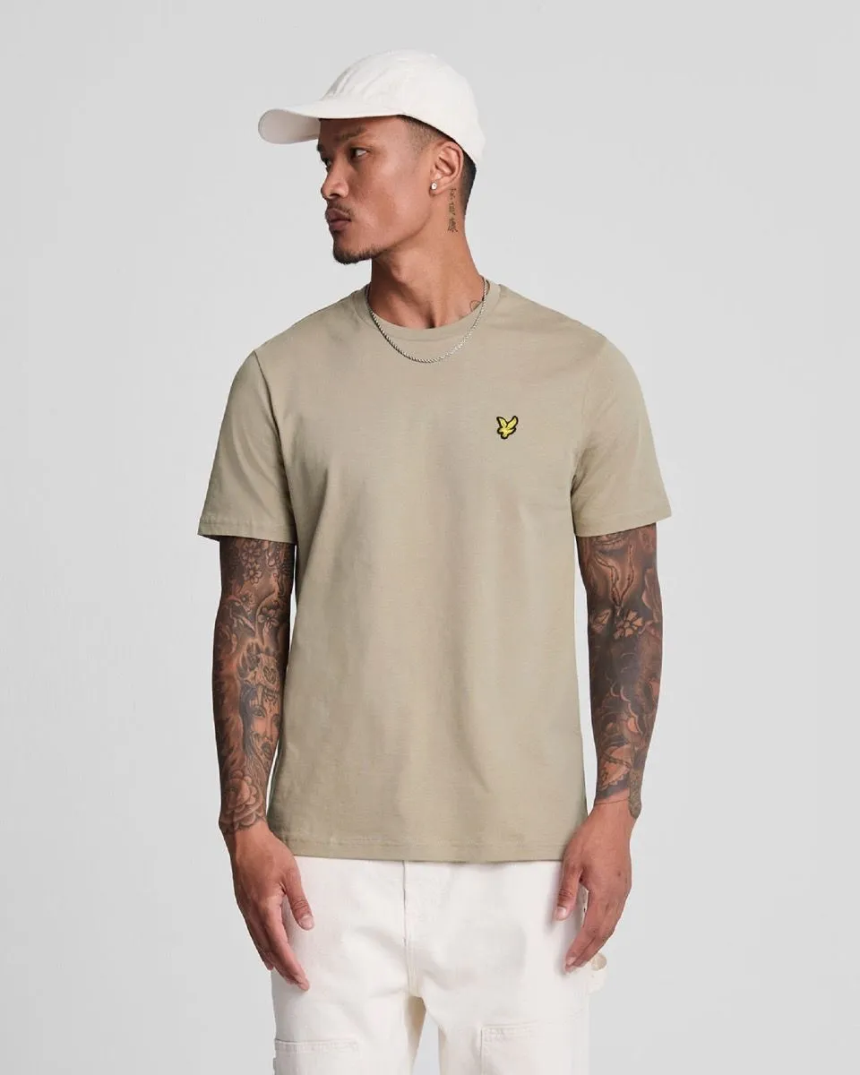 Sage Uniform Lyle & Scott Plain Crew Neck T-Shirt