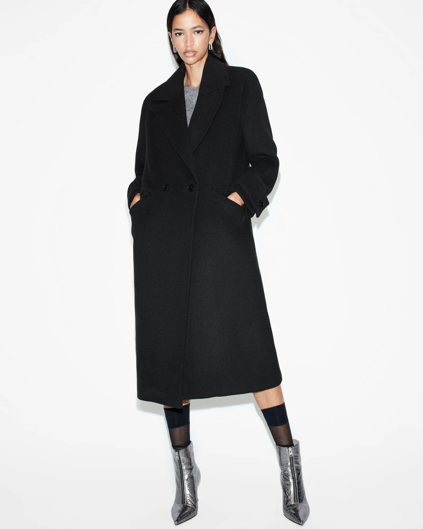 Mabel Oversized Double Breasted Coat