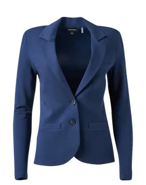 Marine Blue Knit Blazer