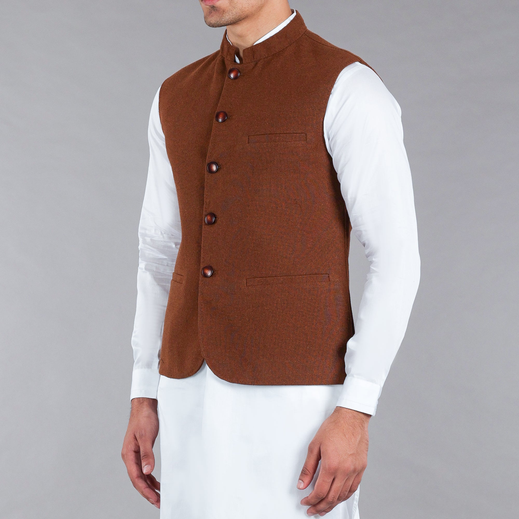 Mehndi waistcoat design and style options for men.