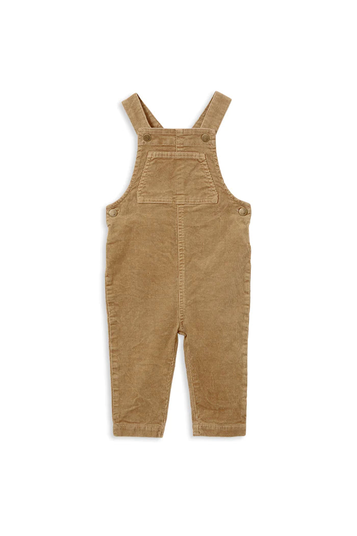 Milky - Camel Cord Dungarees