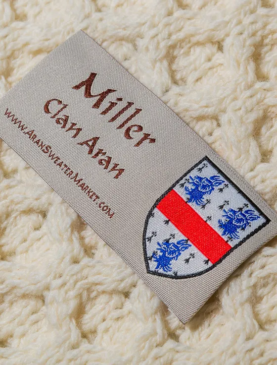 Miller Clan Scarf: Handmade Tartan Scarf with Traditional Scottish Clan Design