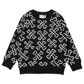 Minti Bones Furry Crew - Black - Online Shop, Affordable Price - Buy Now!