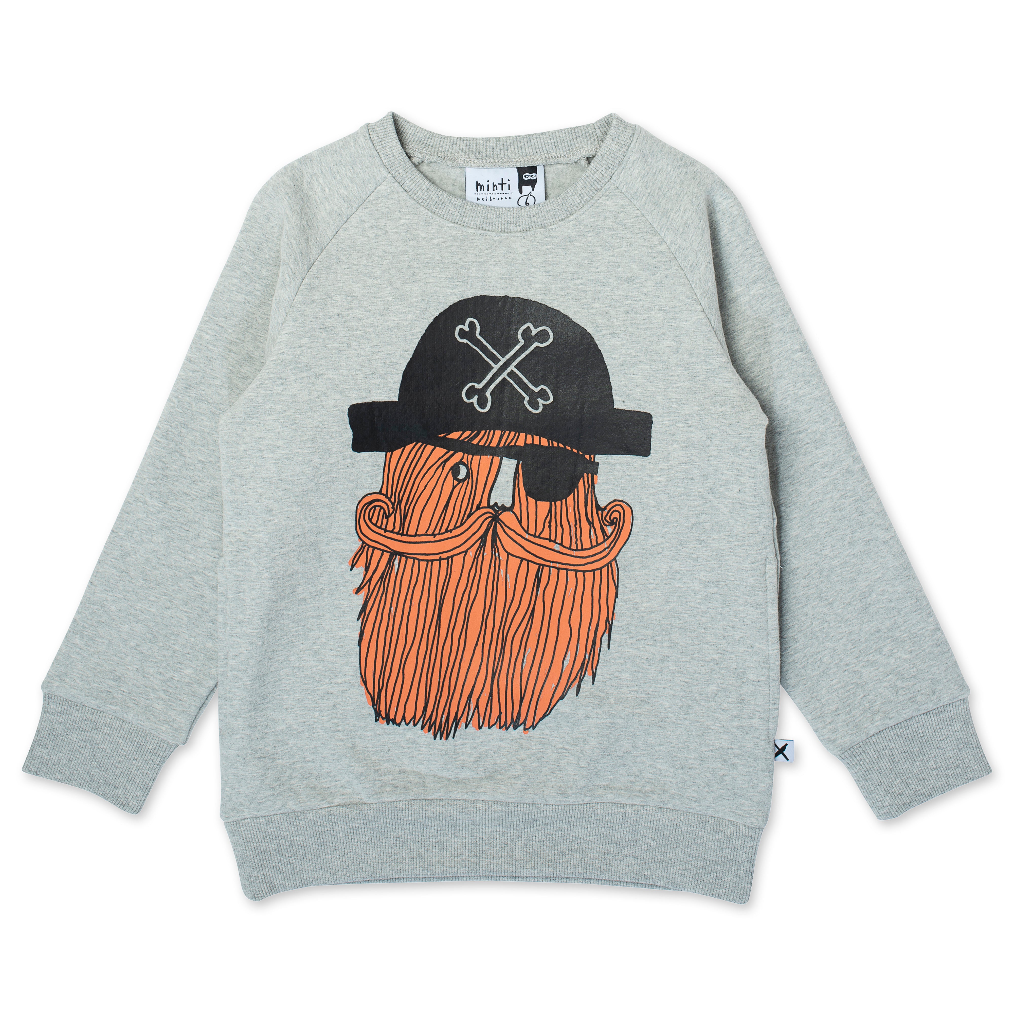 Minti Hairy Pirate Furry Crew - Grey Marle | Shop Now