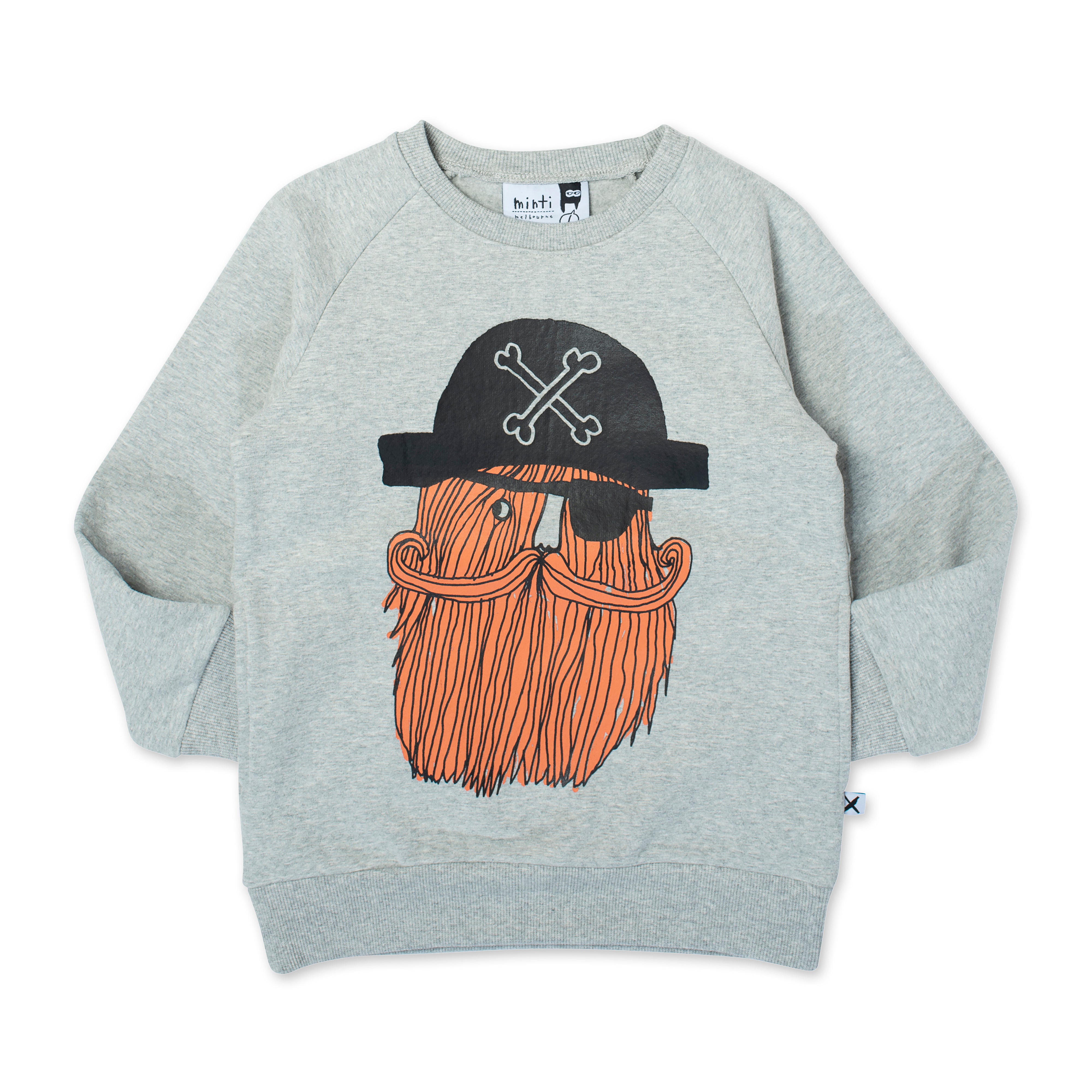 Minti Hairy Pirate Furry Crew - Grey Marle | Shop Now