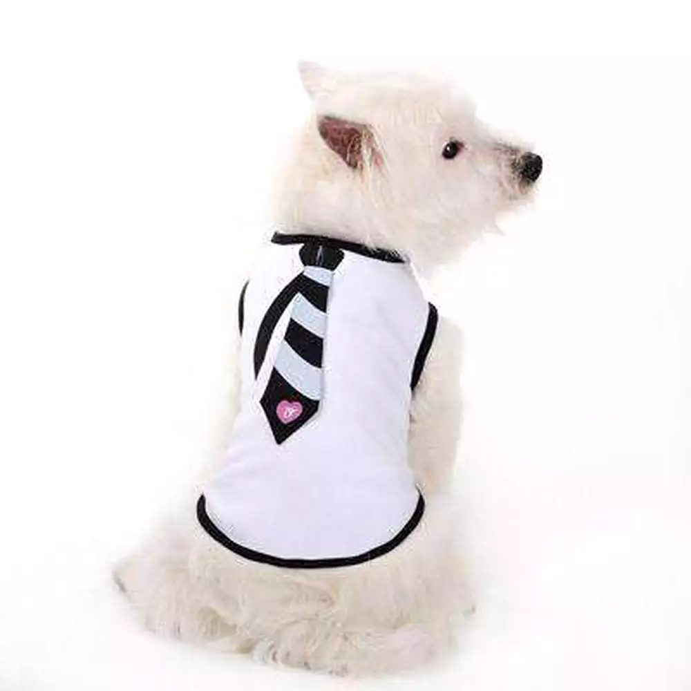 Necktie Canine Tank Top