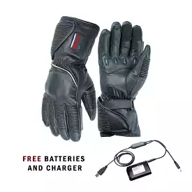 Neo Motorcycle Heated Gloves With Heat Adjustment - Google SEO Result: Adjustable Heated Gloves for Motorcyclists by Neo