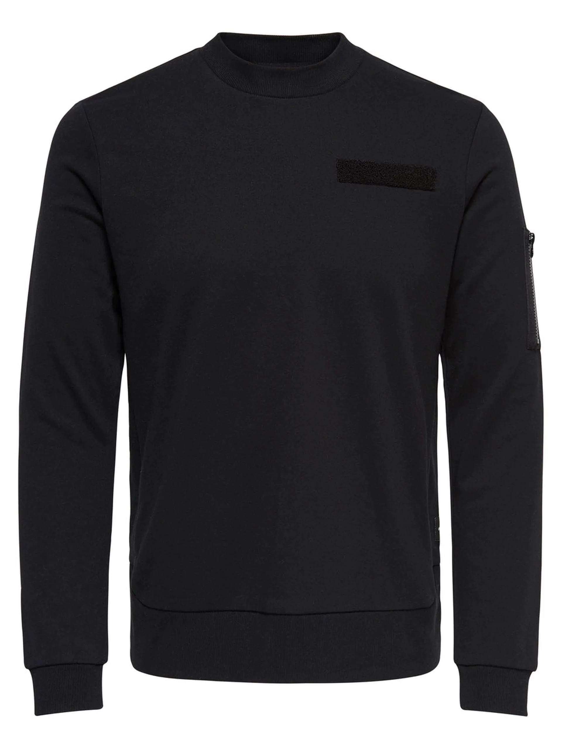 Only & Sons Crew Neck Colin Sweatshirt Black Cool Crew Neck Colin Sweatshirt