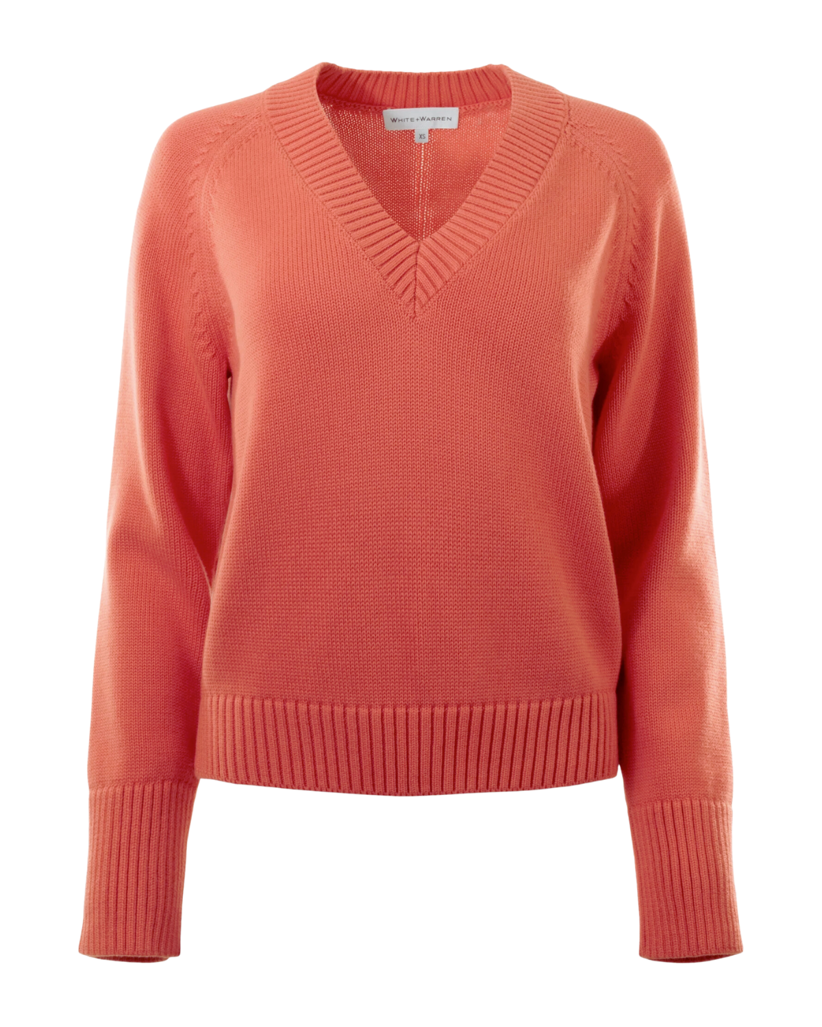 Organic Cotton Candy Apple V-Neck Sweater