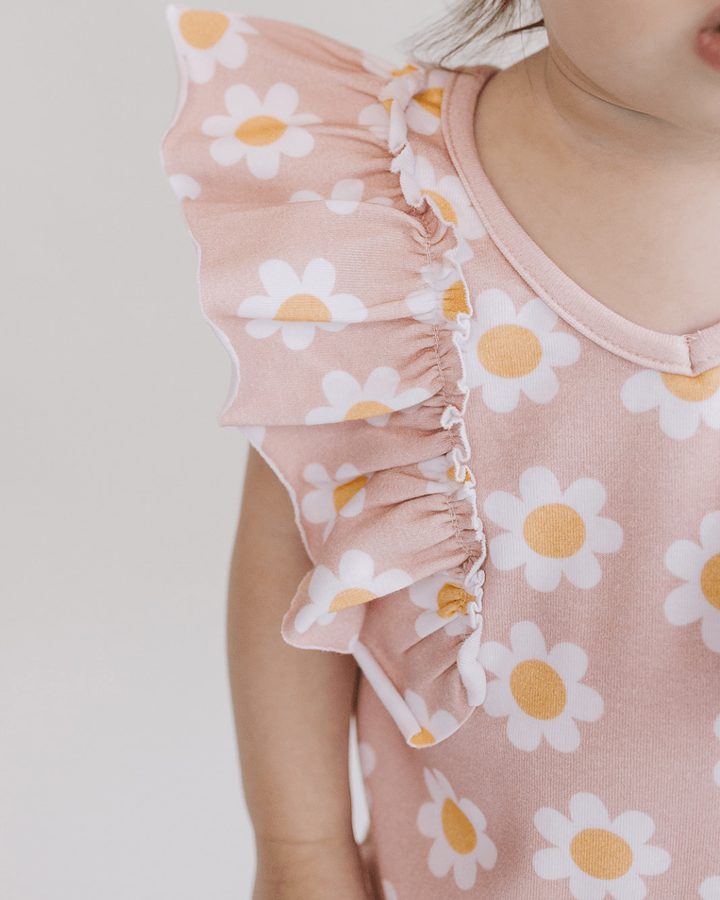 Pink Daisy Flutter Jumpsuit