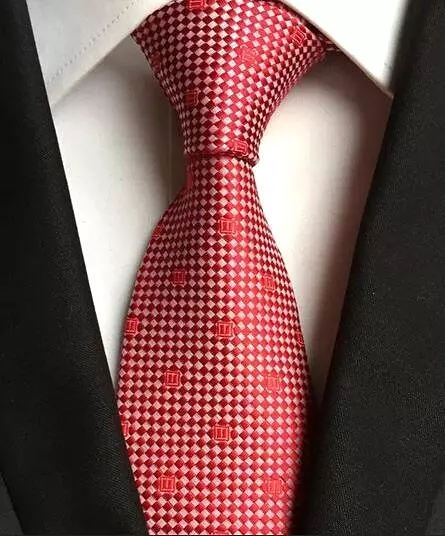 Plaid Striped Silk Neckties for Men