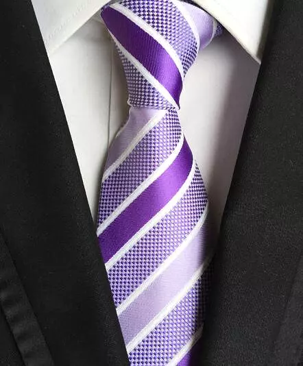 Plaid Striped Silk Neckties for Men