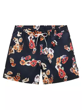 Primary Print Elastic Board Shorts