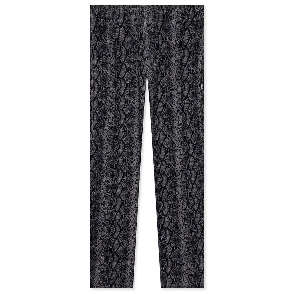 Charcoal Python Beach Pant