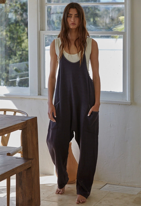 Raelynn Jumpsuit - Washed Black Shop Online. Buy Now.