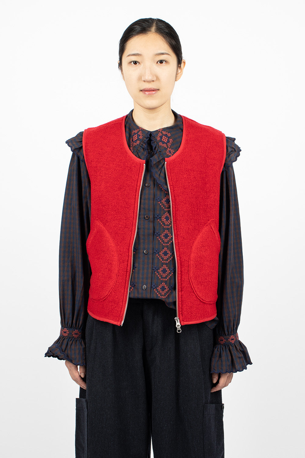 Red Utah Waistcoat