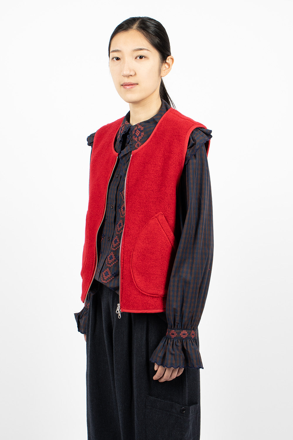 Red Utah Waistcoat