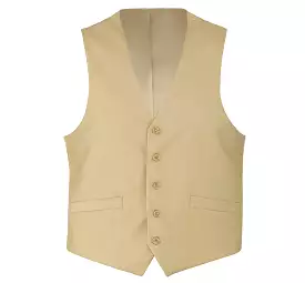 Renoir Tan Wool Suit Vest - Regular Fit Dress Suit Waistcoat 508-4