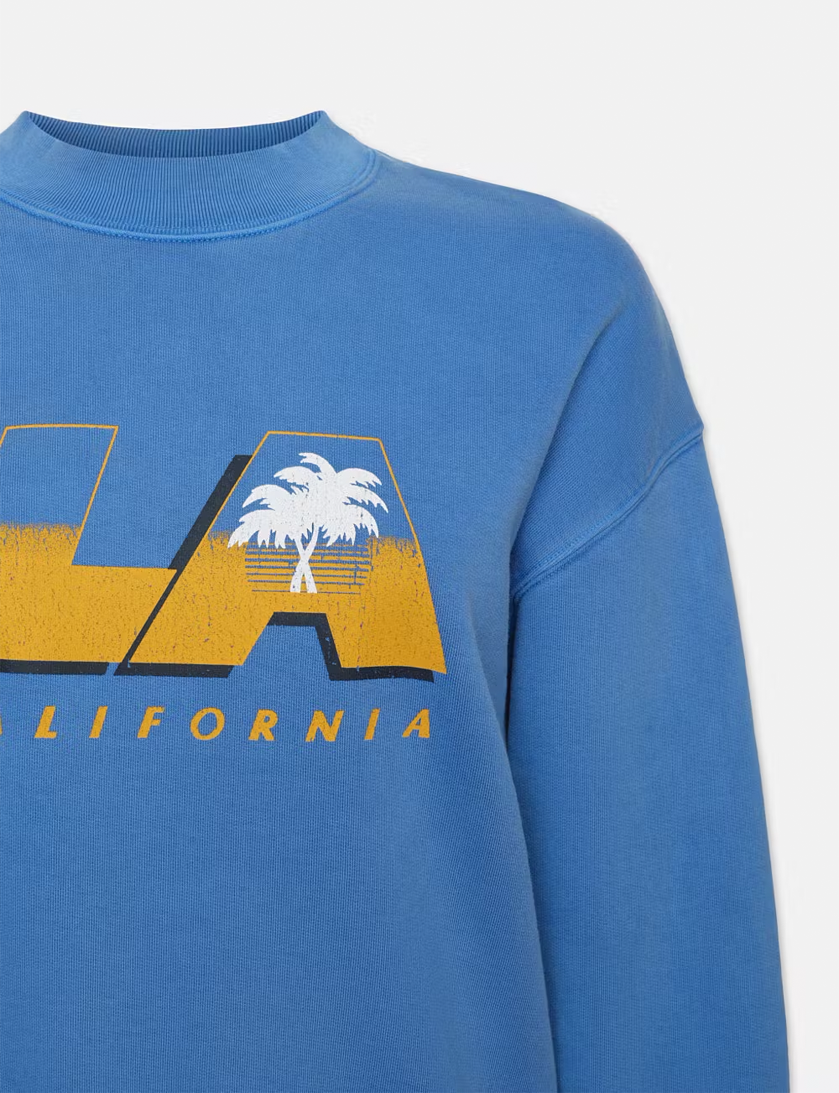 Retro Los Angeles Sweatshirt, Vibrant Blue