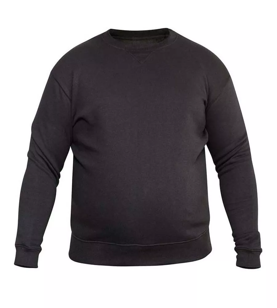 Rockford SWEAT BLACK Big Mens Crew Neck Sweatshirt