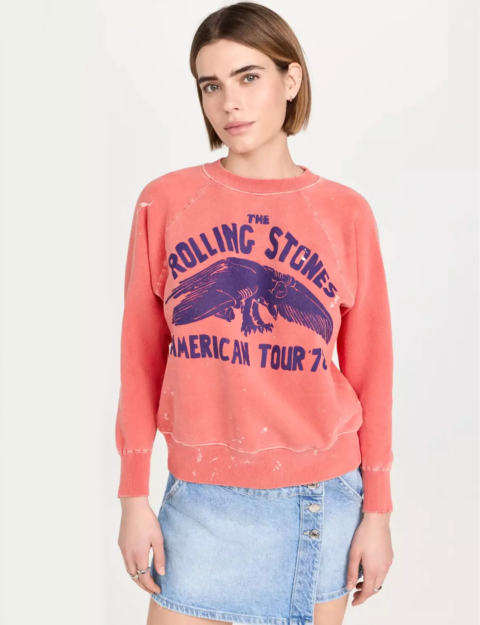 Rolling Stones American Tour Crew Fleece, Cherry - Buy Now!