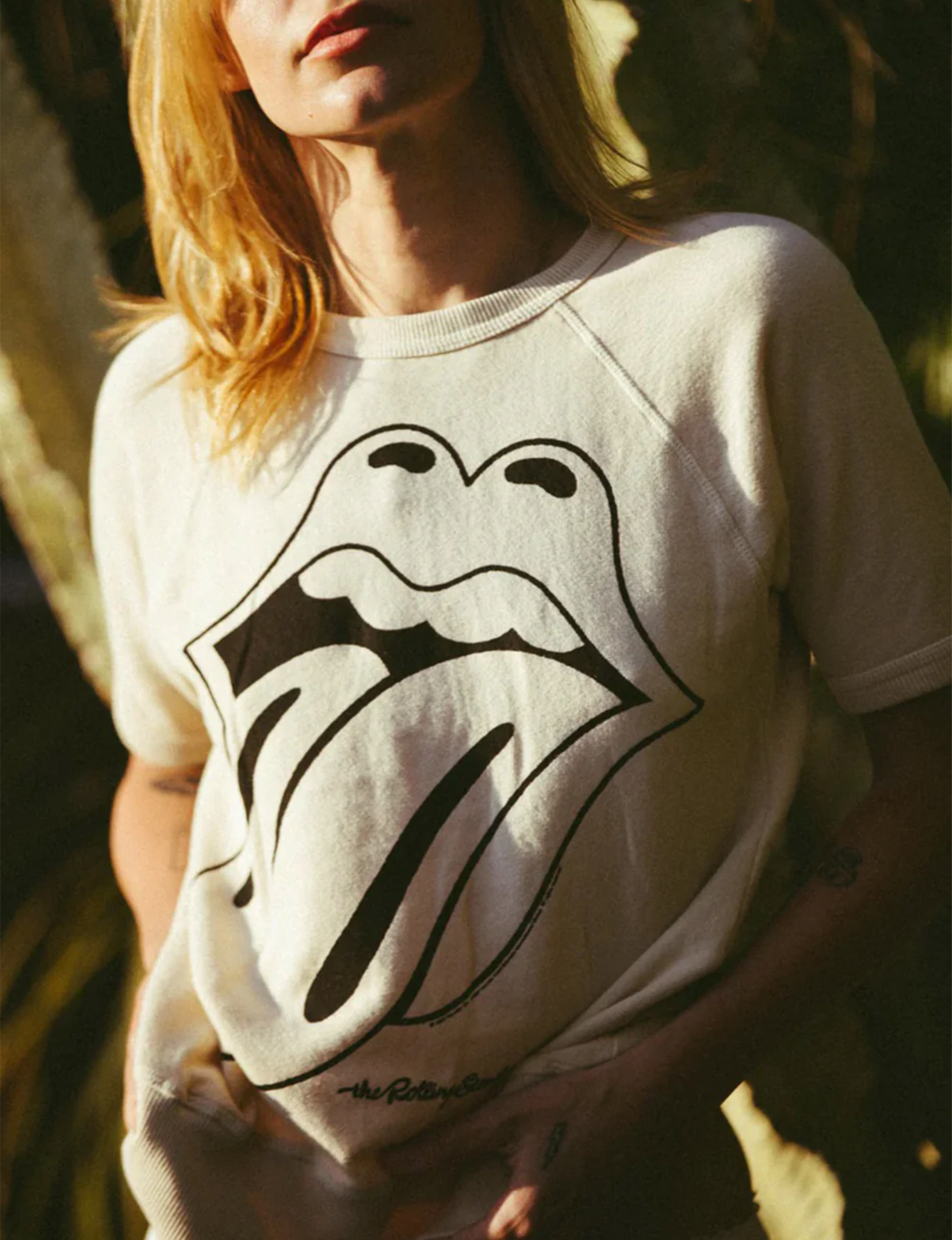 Rolling Stones Raglan T-Shirt, Ivory