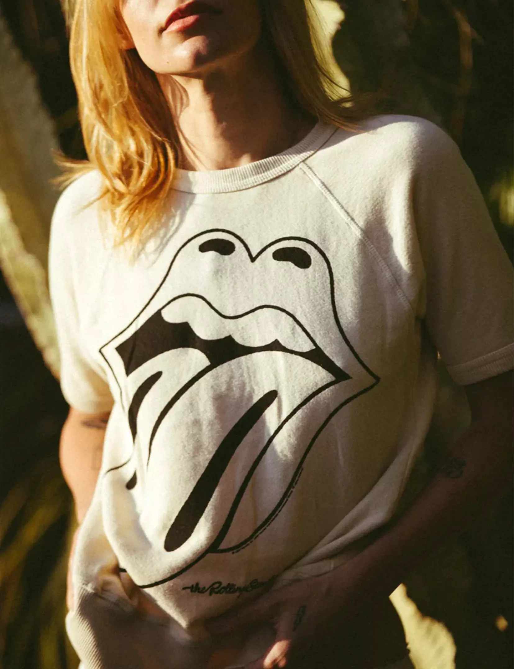 Rolling Stones Raglan T-shirt, Ivory