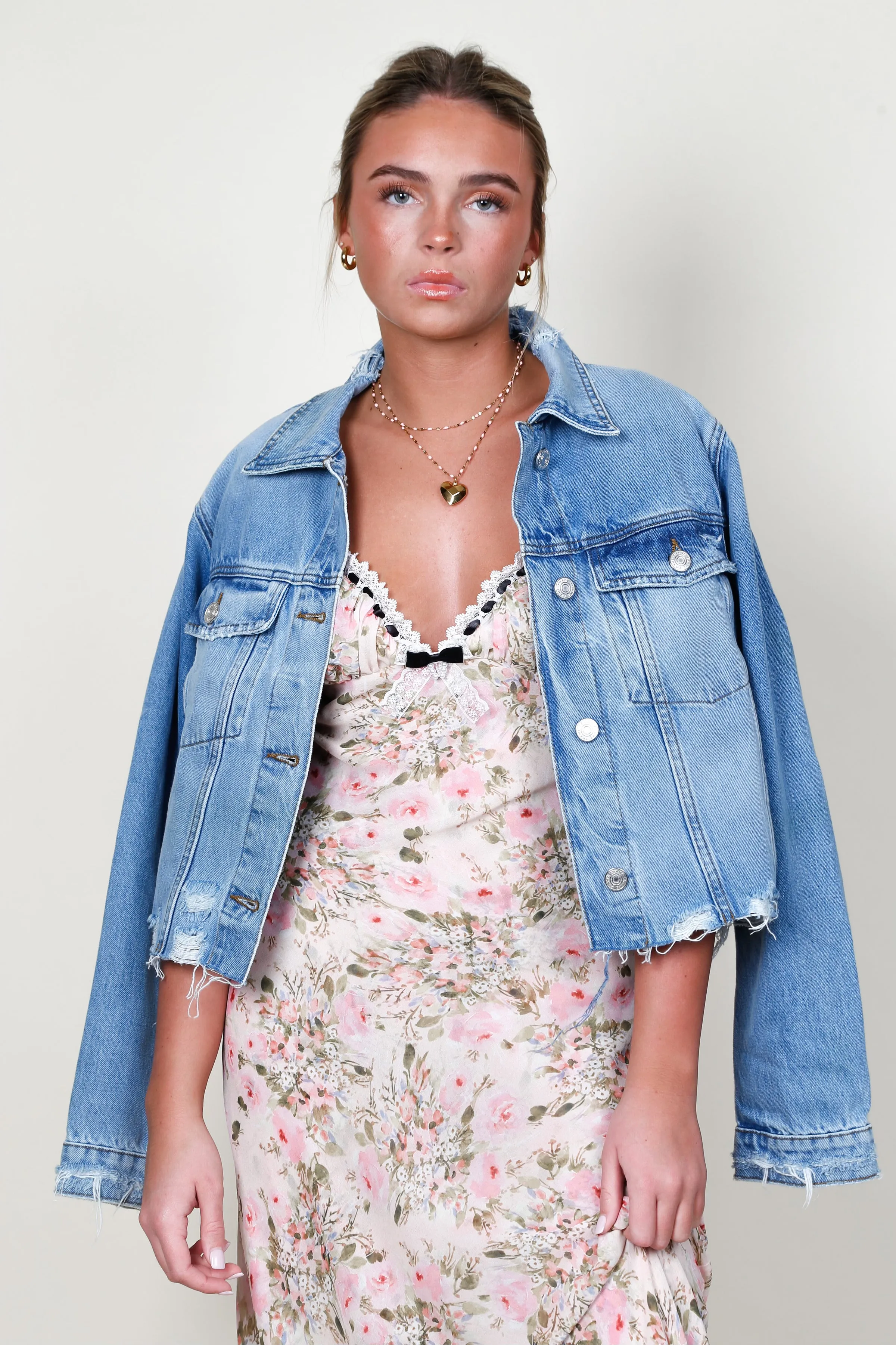 Rossum Vintage Denim Jacket by FRAME