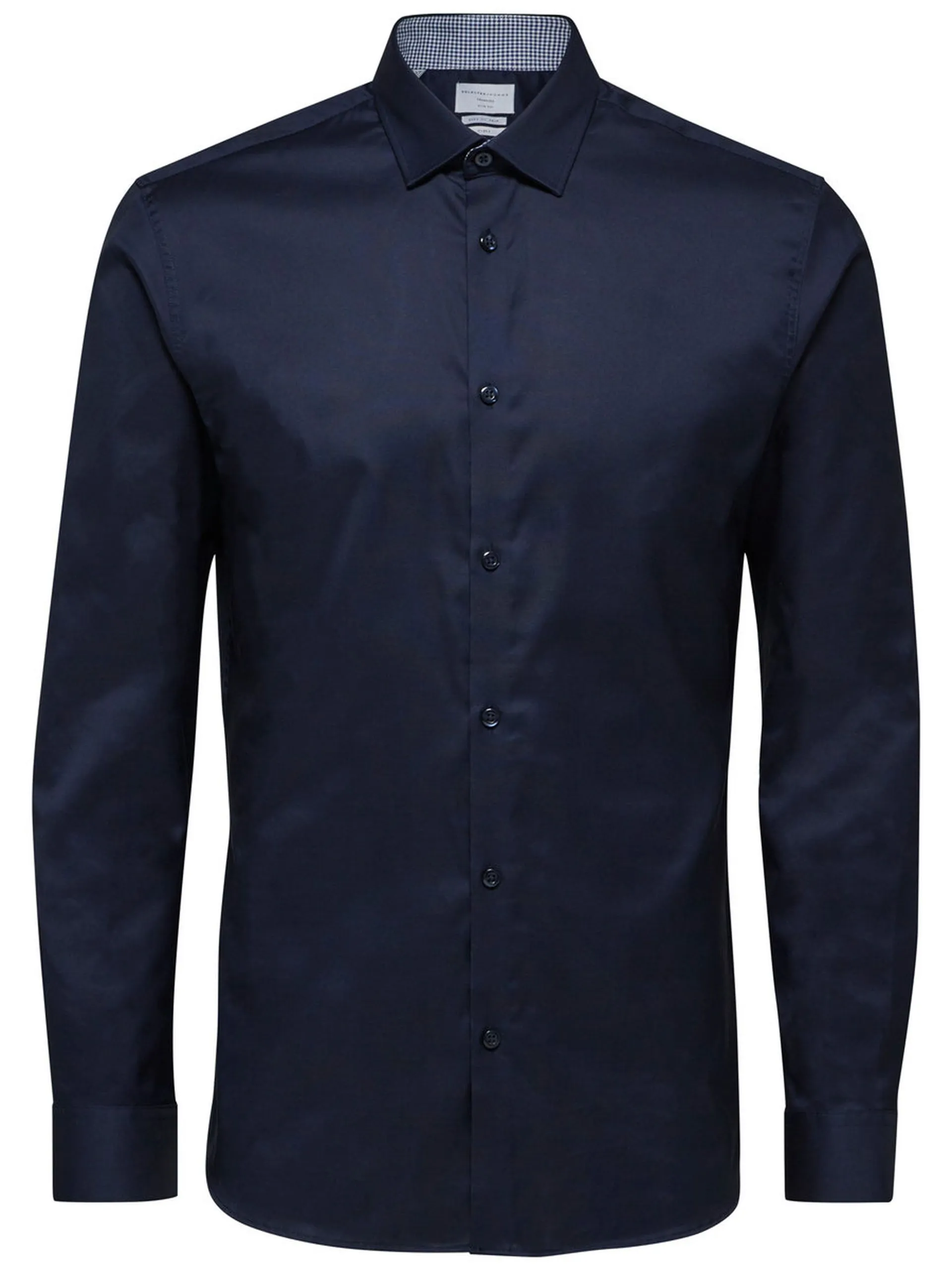 Selected Mark Long Sleeve Shirt in Navy Blazer