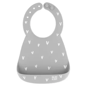 Hearts Silicone Bib