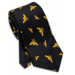 Silk Bees Necktie Silk